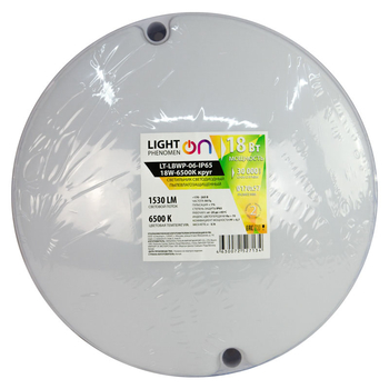 Банник LT-LBWP-06-IP65-18W-6500К LED круглый - Светильники - Для ЖКХ - Магазин сварочных аппаратов, сварочных инверторов, мотопомп, двигателей для мотоблоков ПроЭлектроТок